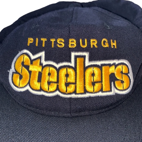 STARTER Vintage Wool Pittsburgh Steelers SnapBack Cap. - Picture 6 of 11